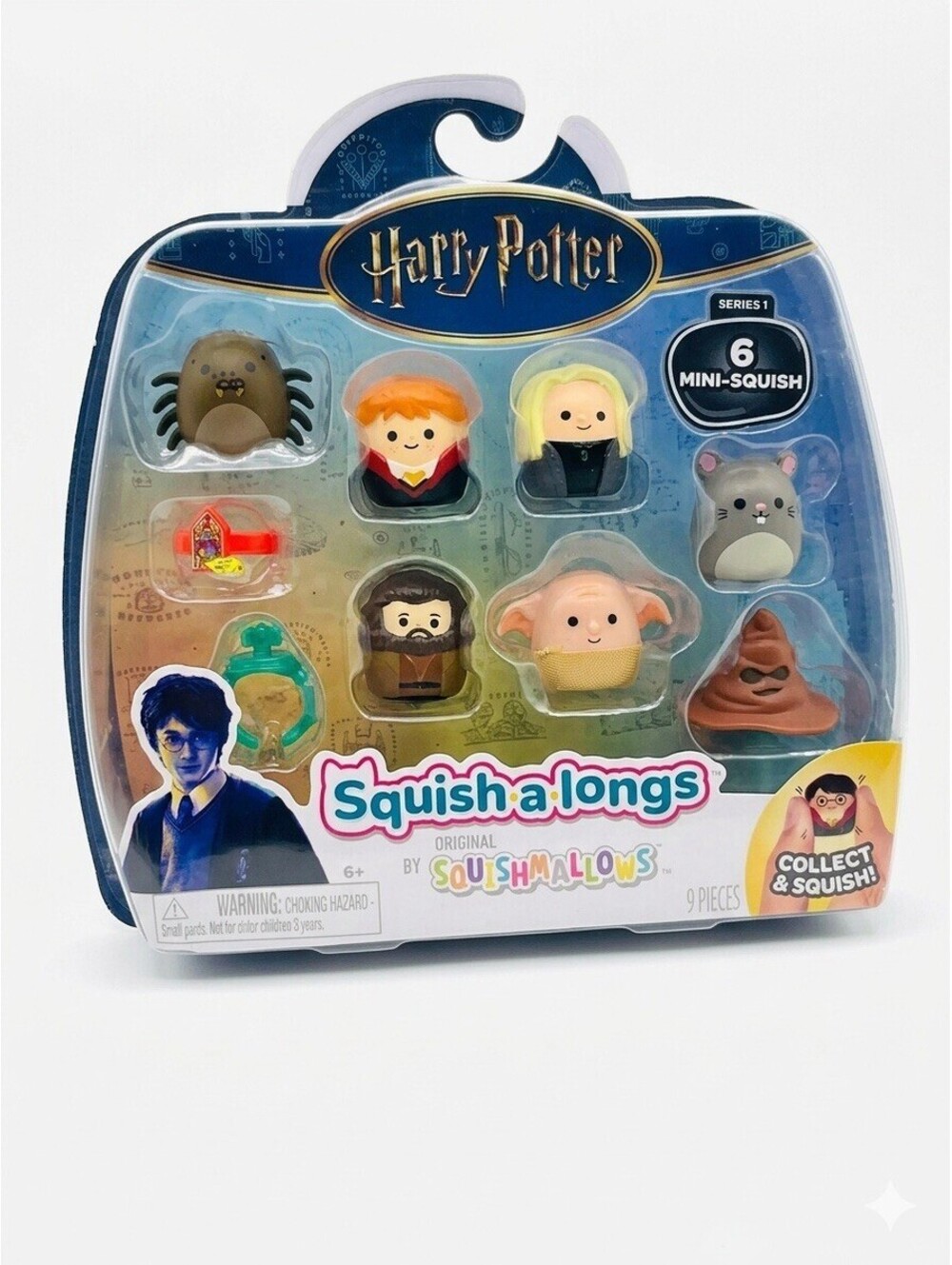 Harry Potter Squish-a-Longs Mini Squish Figure Set Series 1 9-Piece New Sealed